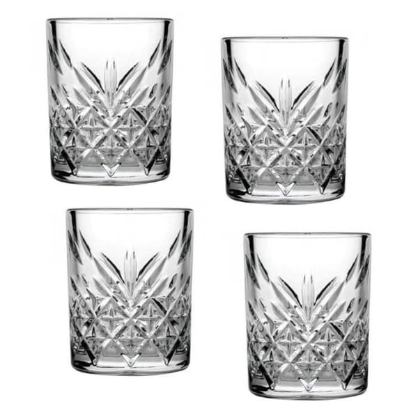 Tidlöst bitterspritglas Cl 6,2 Pasabahce H 6,2 Ø 4,9 Cm Set med 4 glas för bitter och likör