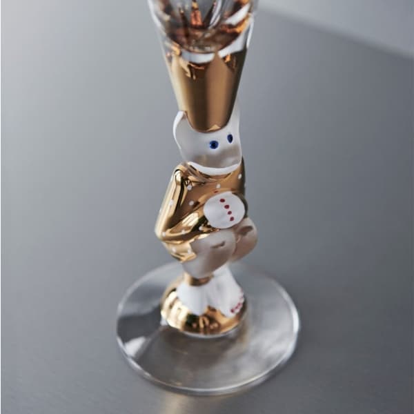 Nobel The Sparkling Devil Glas 19cl, Gold - Orrefors