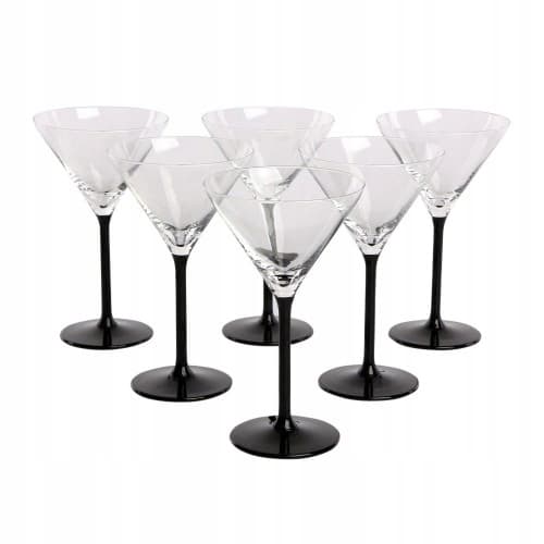 Sæt med ONYX Martini- og cocktailglas, 6 stk.