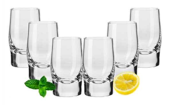 Vodkaglas holdbare klassiske 50 ml 6 stk.