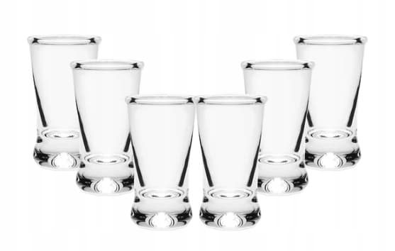 Vodkaglas holdbare klassiske 25 ml 6 stk.