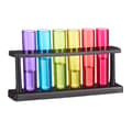 Miniatyrbild 1 av 6: Relaxdays Provsmuggar i provrör, 6 roliga shots-koppar, stativ, 4 cl, provrör, plast, färgglad
