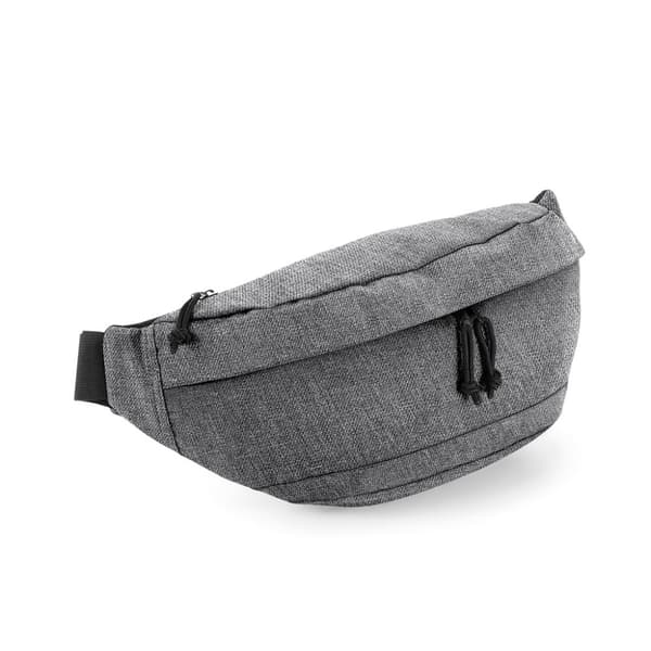 BagBase Oversized Across Body Bag Grey Marl One Size