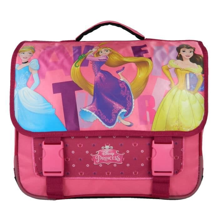 PRINCESS Skoletaske - 2 rum - 38 cm - Pink