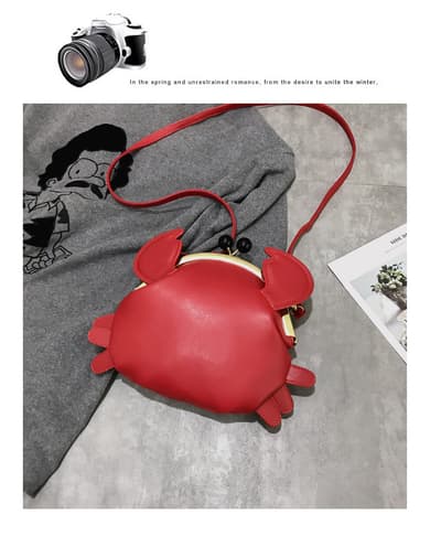 Krabba Väska Red
