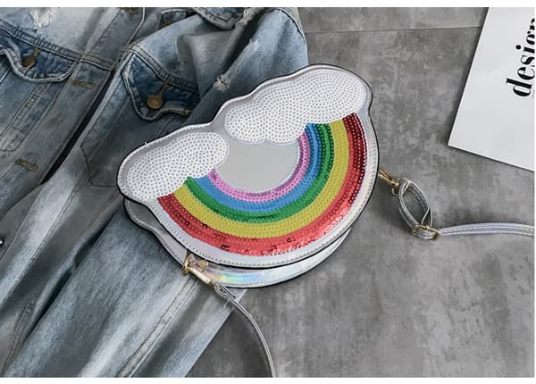 Rainbow Väska Silver - - Julklappa - Barn