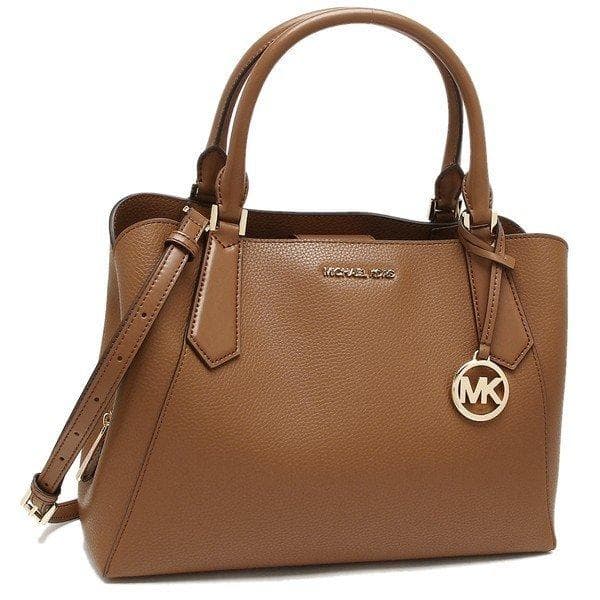 Michael Kors Kimberly Brun Stor East West Crossbody-väska