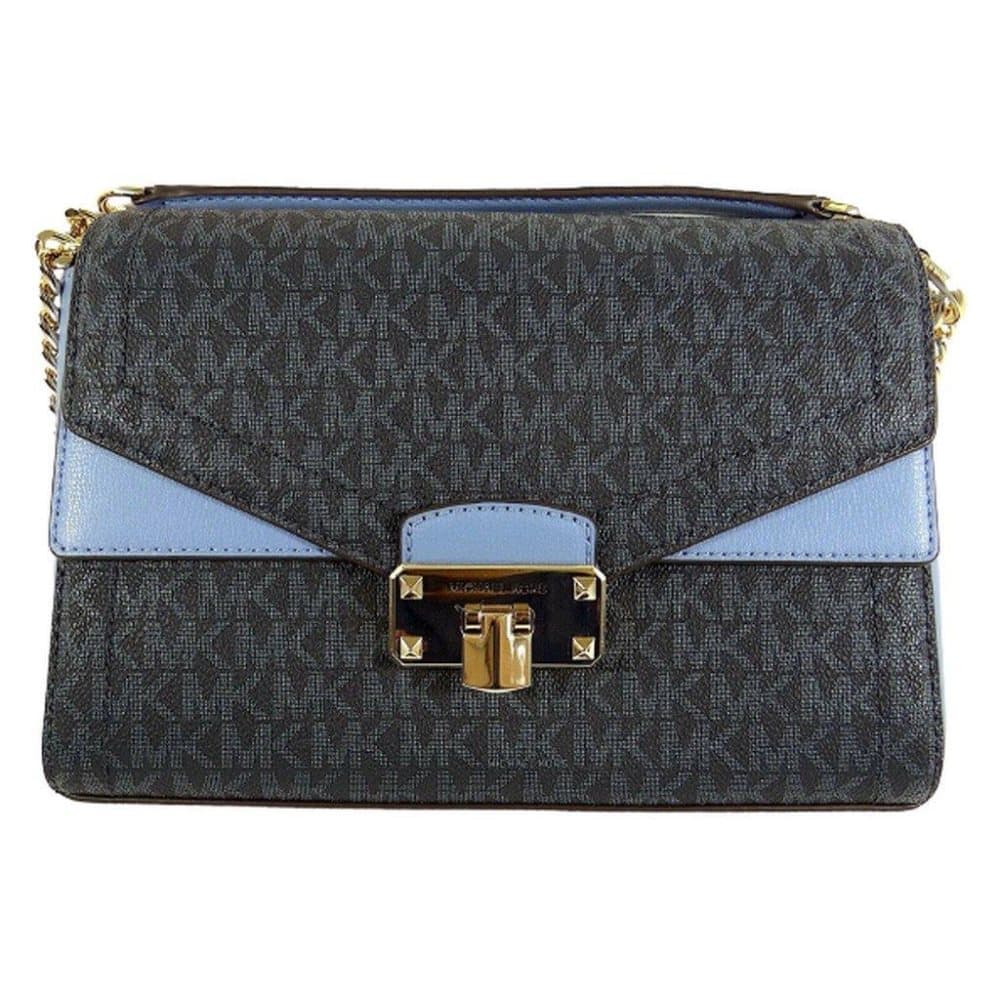 Michael Kors Kinsley Blå Medium Crossbody-Väska