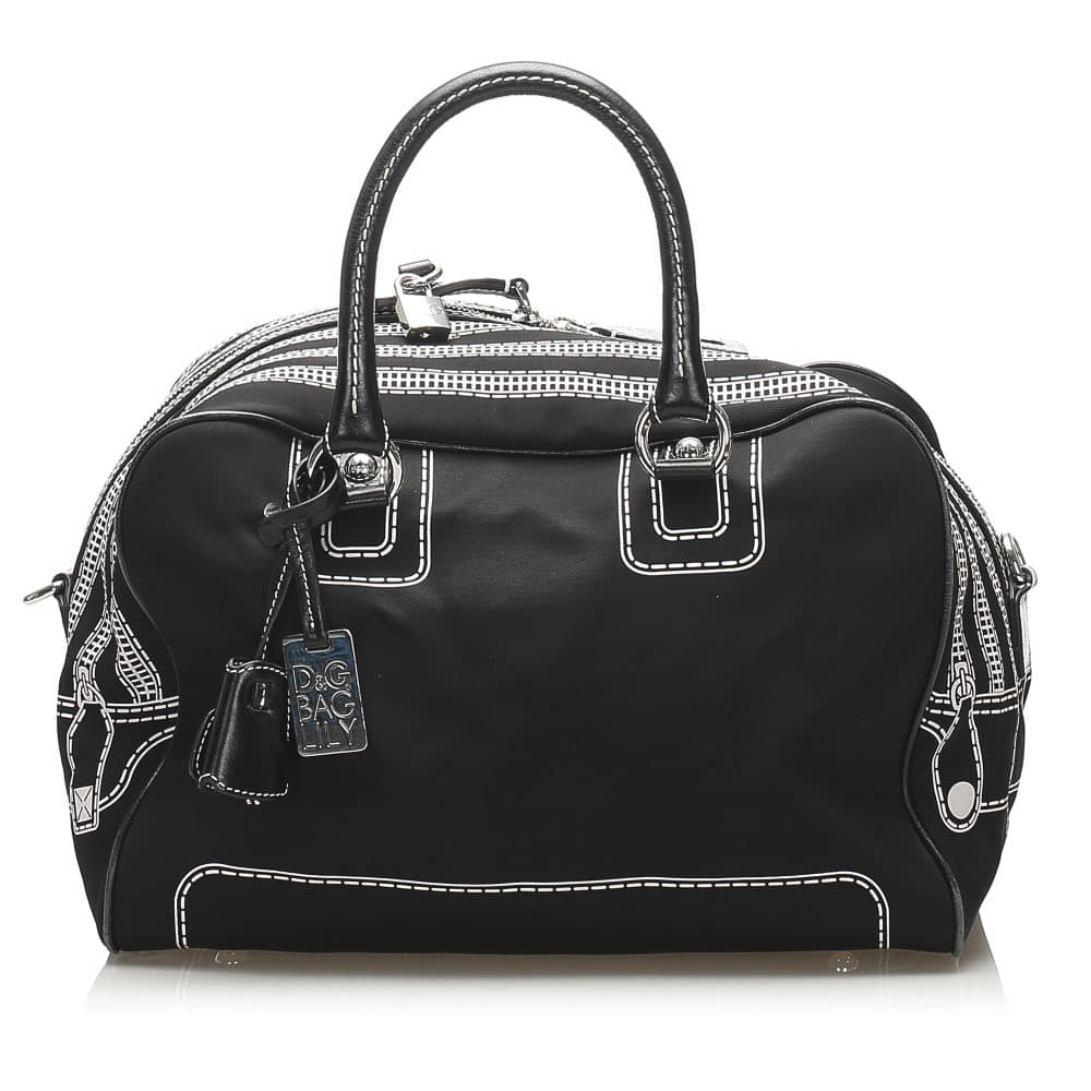 Dolce&Gabbana Nylon Shoulder Bag Black