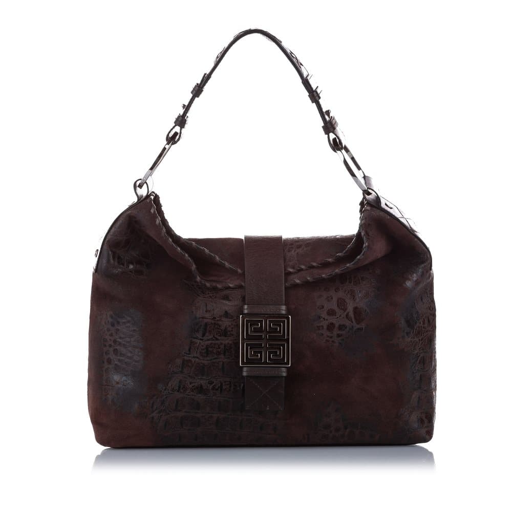 Givenchy Leather Shoulder Bag Brown