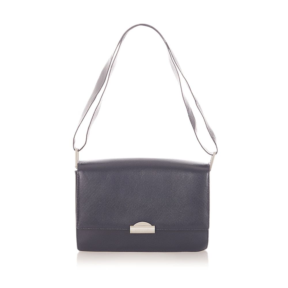 Pre-owned Bottega Veneta Leather Shoulder Bag Black