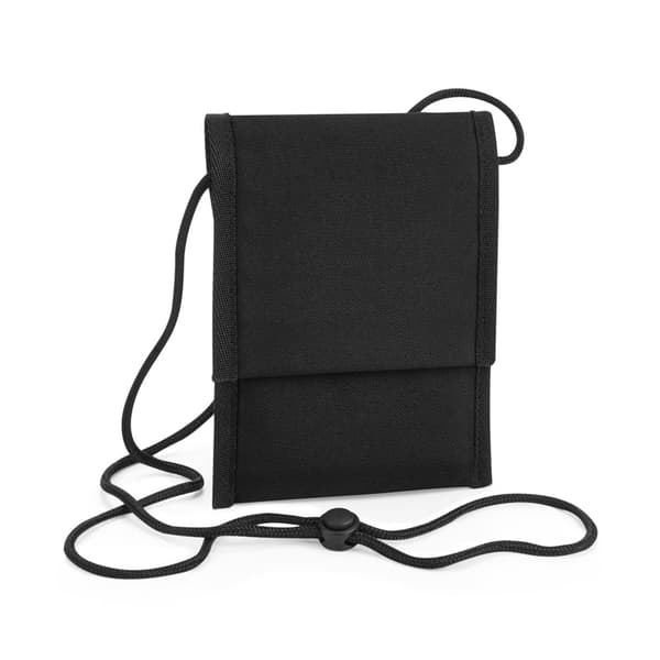 Bagbase Unisex Adult Recycled Crossbody Bag Black One Size