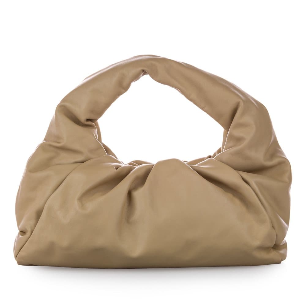 Pre-owned Bottega Veneta The Shoulder Pouch Bag Brown
