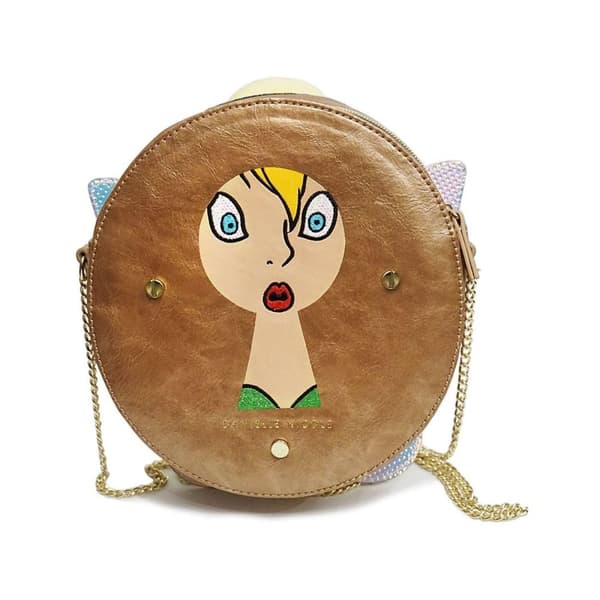 Danielle Nicole Disney Tinkerbell Crossbody väska Brown One Size