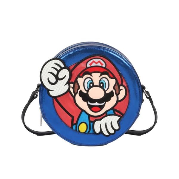 Danielle Nicole Super Mario Crossbody väska Electric Blue/Red/Silver One Size