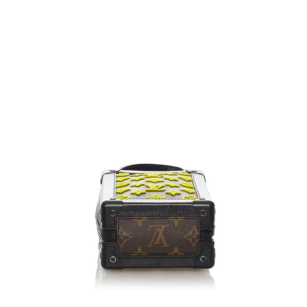 Pre-owned Louis Vuitton Monogram Tuffetage Vertical Soft Trunk Brown