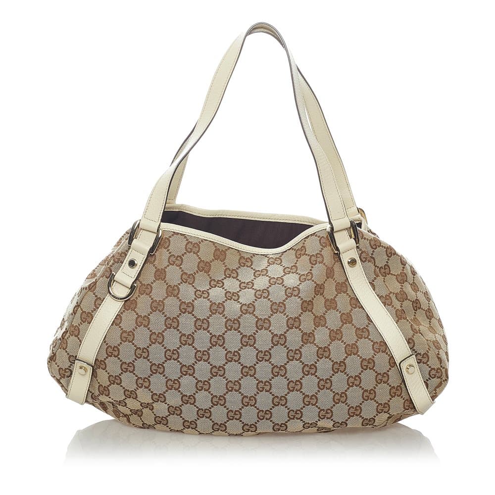 Pre-owned Gucci GG Canvas Pelham Shoulder Bag Brown