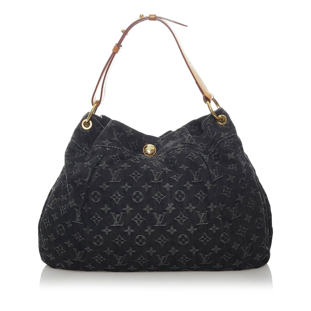 Pre-owned Louis Vuitton Monogram Denim Daily PM Blue