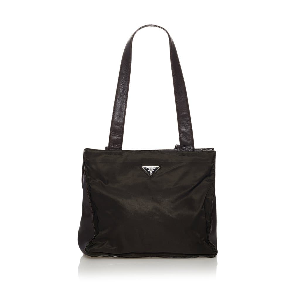 Pre-owned Prada Tessuto Shoulder Bag Black