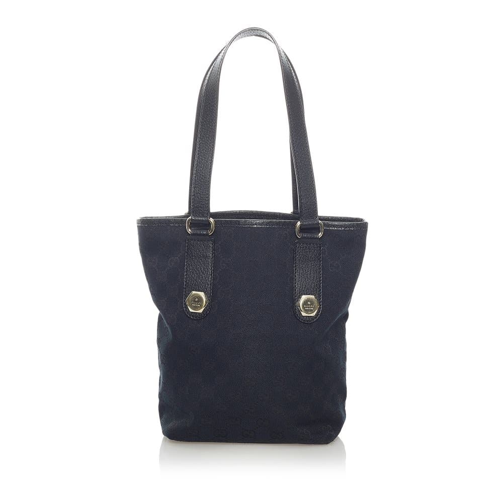 Pre-owned Gucci GG Canvas Charmy Shoulder Bag Blue