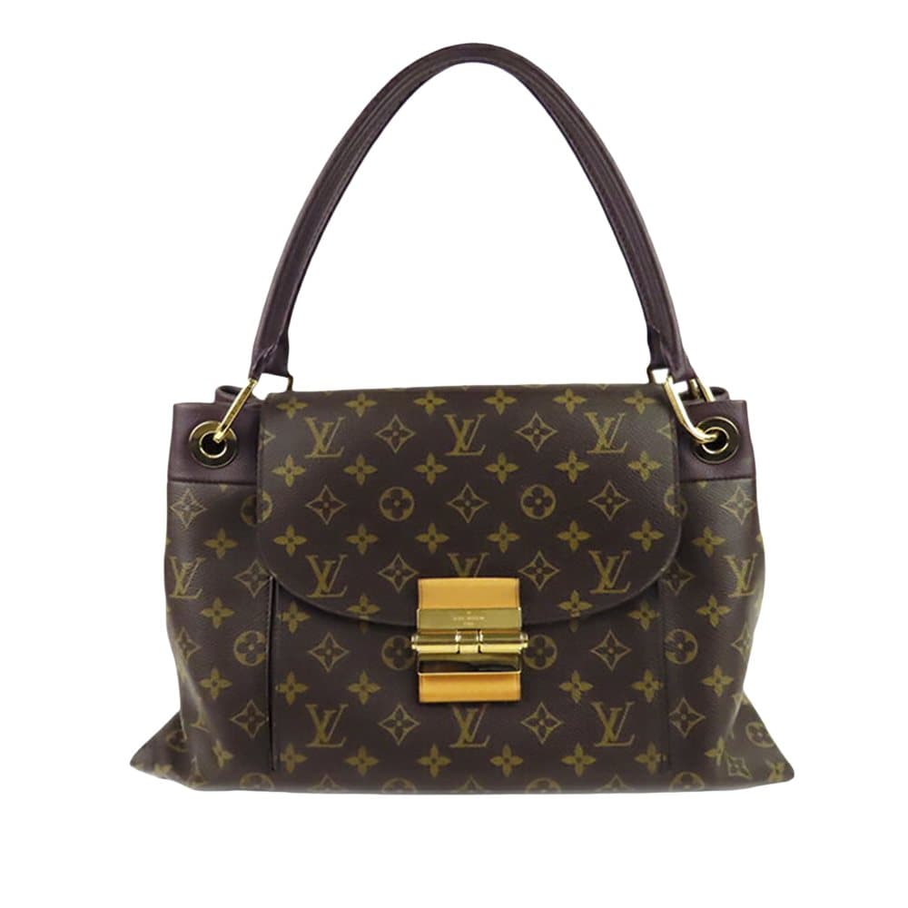 Pre-owned Louis Vuitton Monogram Olympe MM Brown