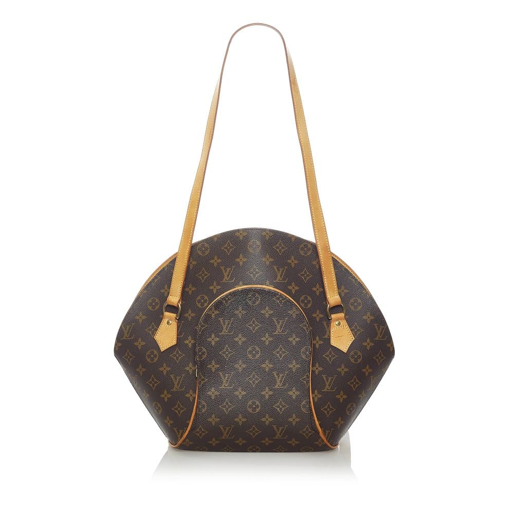 Pre-owned Louis Vuitton Monogram Ellipse GM Brown