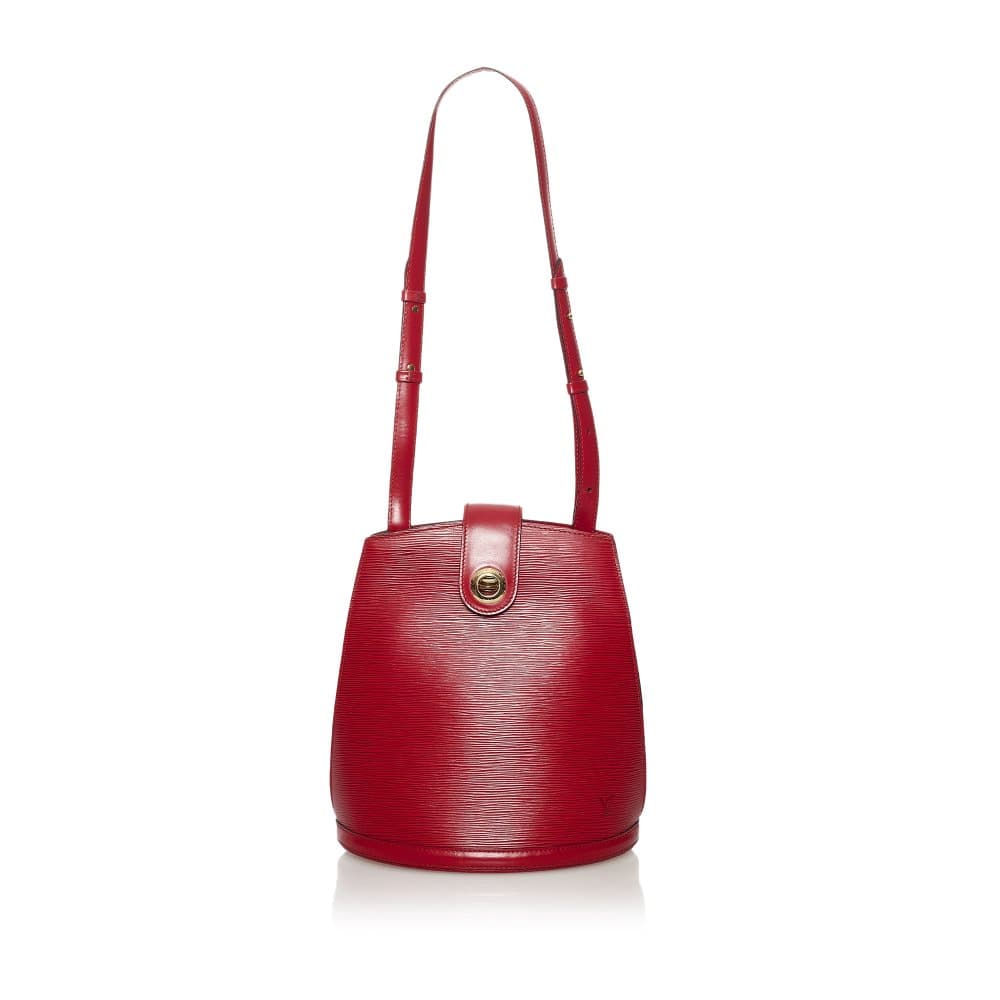 Pre-owned Louis Vuitton Epi Cluny Red