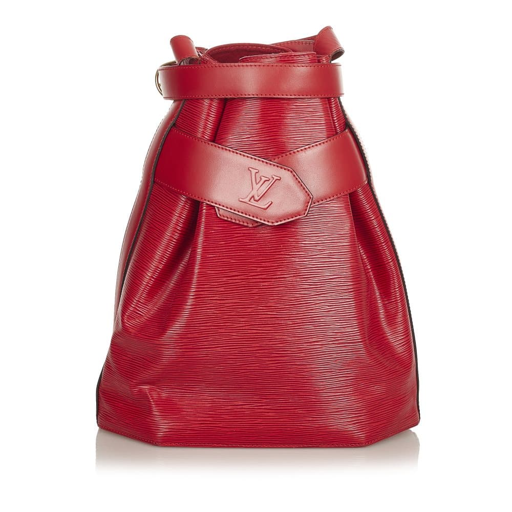 Pre-owned Louis Vuitton Epi Sac dEpaule Red