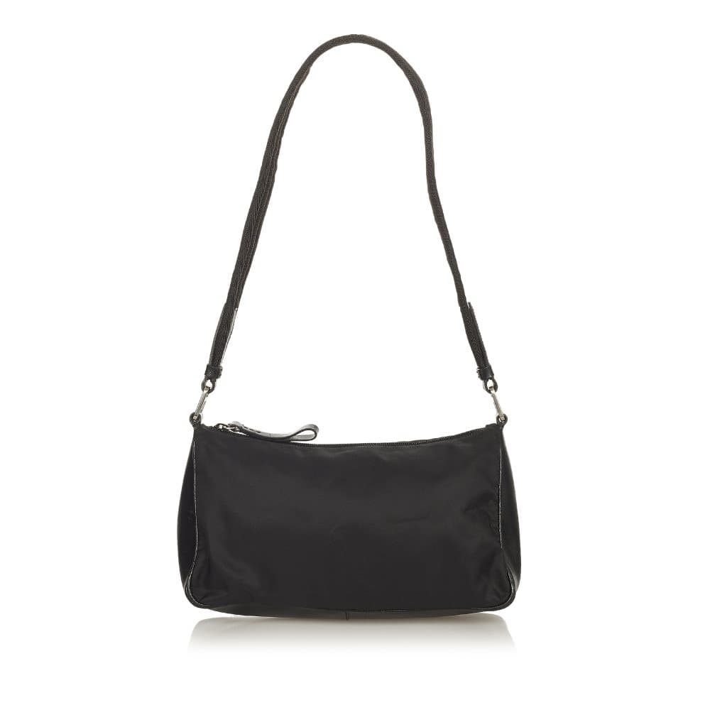 Pre-owned Prada Tessuto Shoulder Bag Black