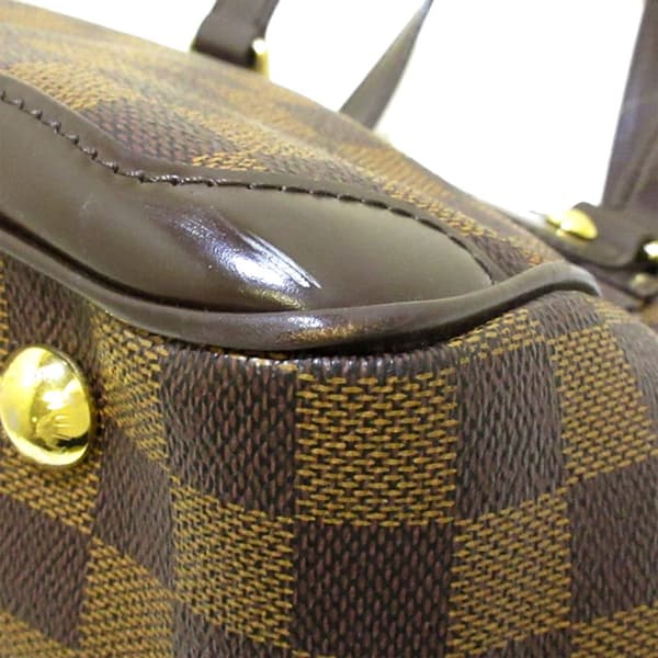 Pre-owned Louis Vuitton Damier Ebene Verona PM Brown