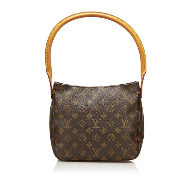 Pre-owned Louis Vuitton Monogram Looping MM Brown