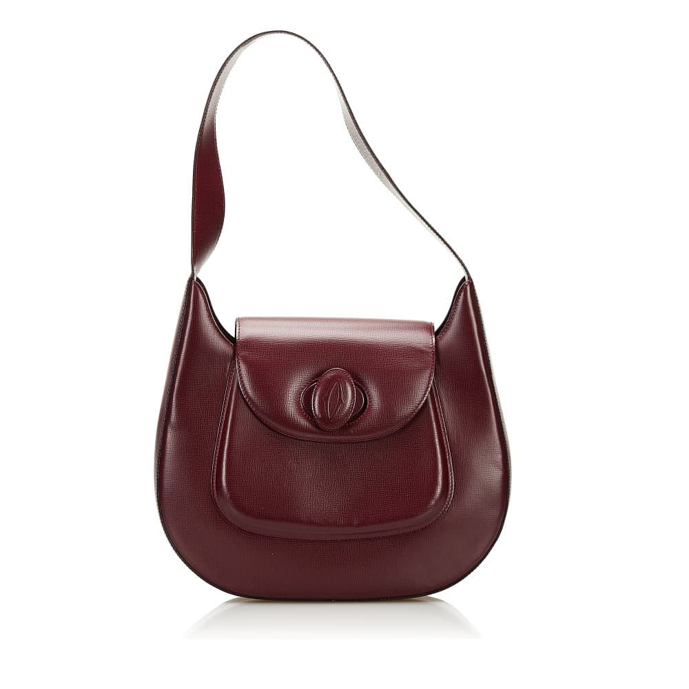 Pre-owned Cartier Must De Cartier Shoulder Bag Red