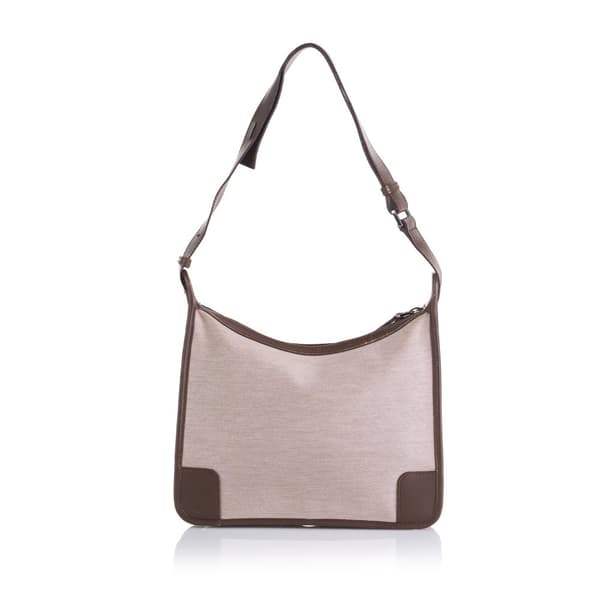 Pre-owned Gucci Canvas Shoulder Bag Brown