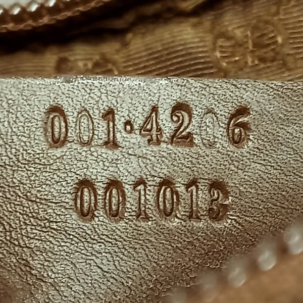 Pre-owned Gucci Canvas Shoulder Bag Brown