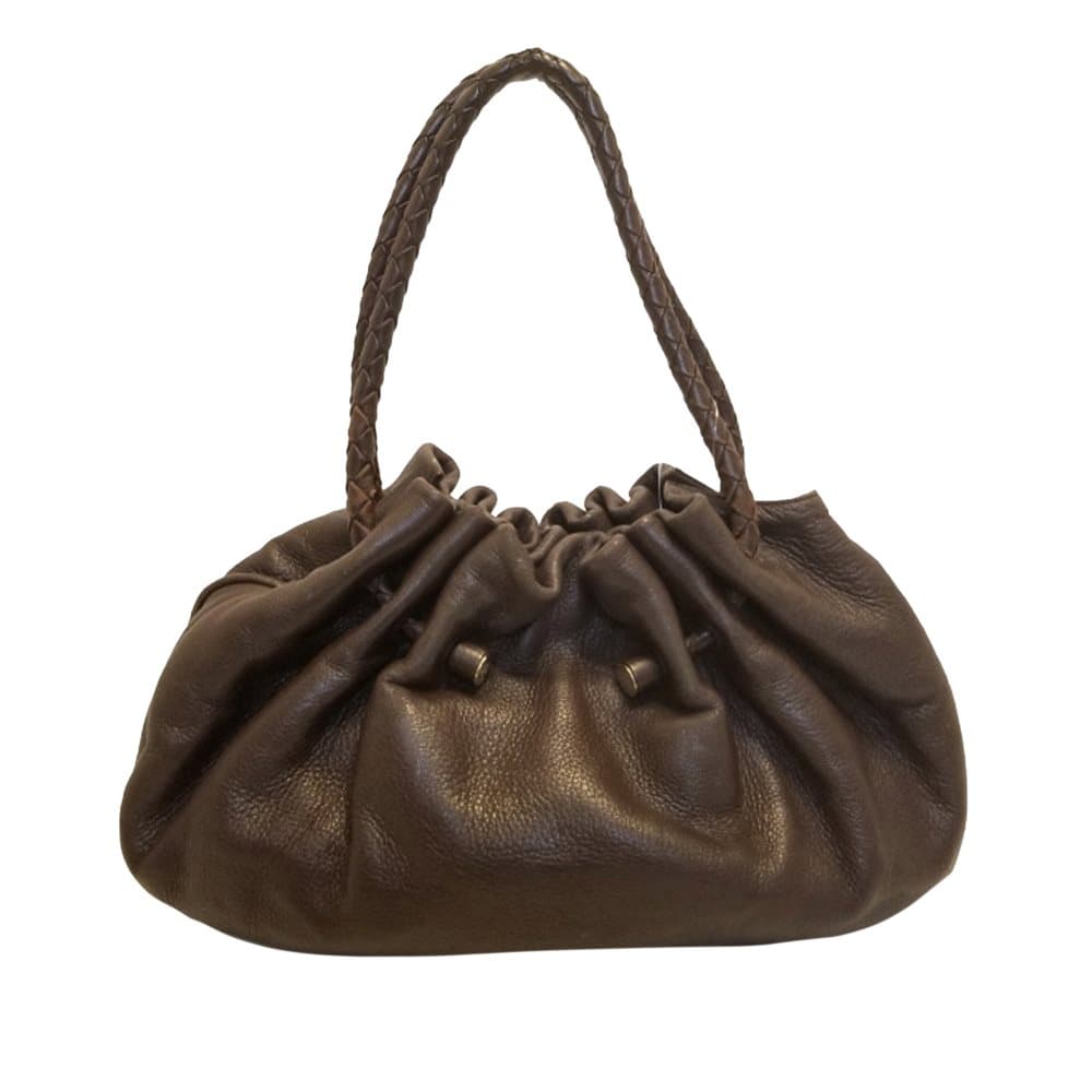 Pre-owned Bottega Veneta Leather Shoulder Bag Brown