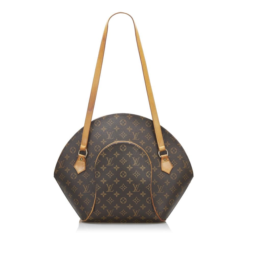 Pre-owned Louis Vuitton Monogram Ellipse GM Shopping Bag Brown