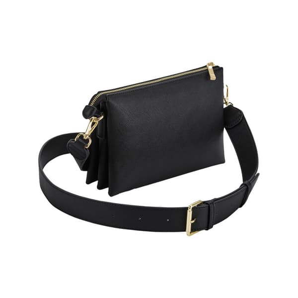 Bagbase Kvinnor/Damer Boutique Soft Touch Crossbody väska Black One Size