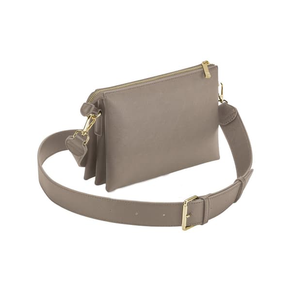 Bagbase Kvinder/damer Boutique Soft Touch Crossbody taske Taupe One Size