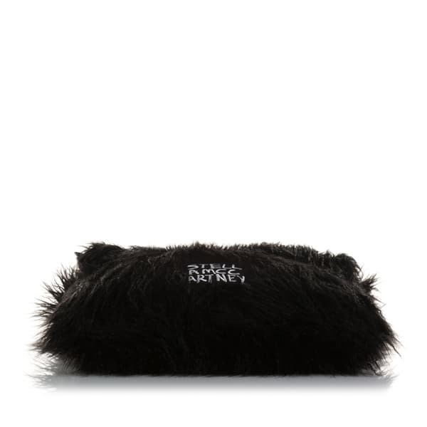Pre-owned Stella McCartney x Ed Curtis Faux Fur Shoulder Bag Black