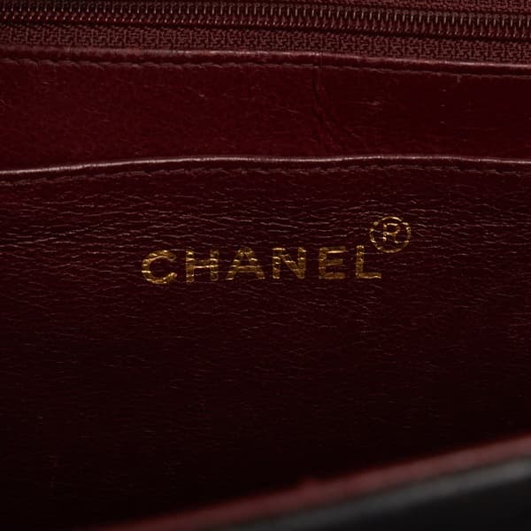 Pre-owned Chanel Maxi XL Classic Lambskin Single Flap Black