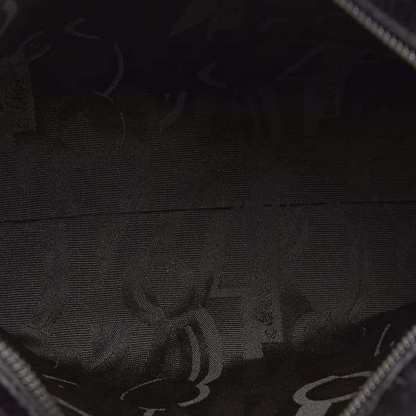 Pre-owned Ferragamo Vara Shoulder Bag Black