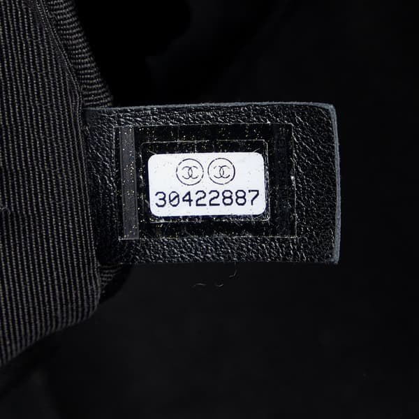 Pre-owned Chanel Shearling CC Turnlock Flap Bag Black