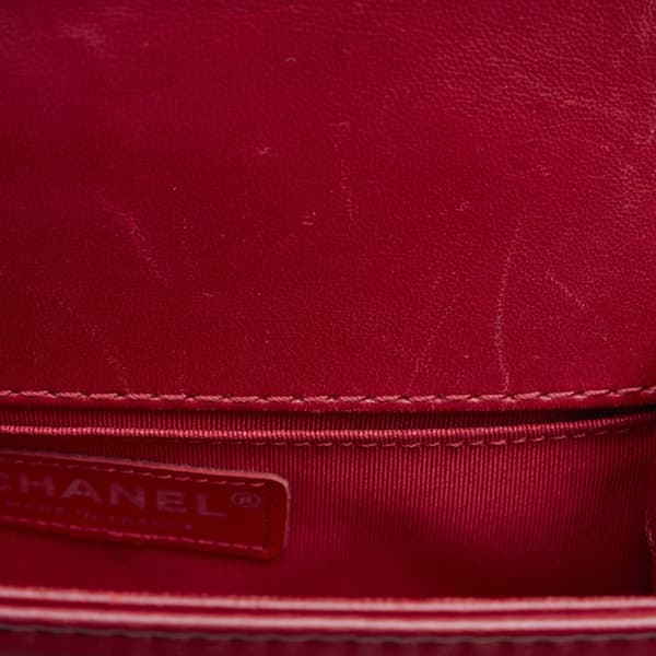 Pre-owned Chanel Small Bicolor Boy Black