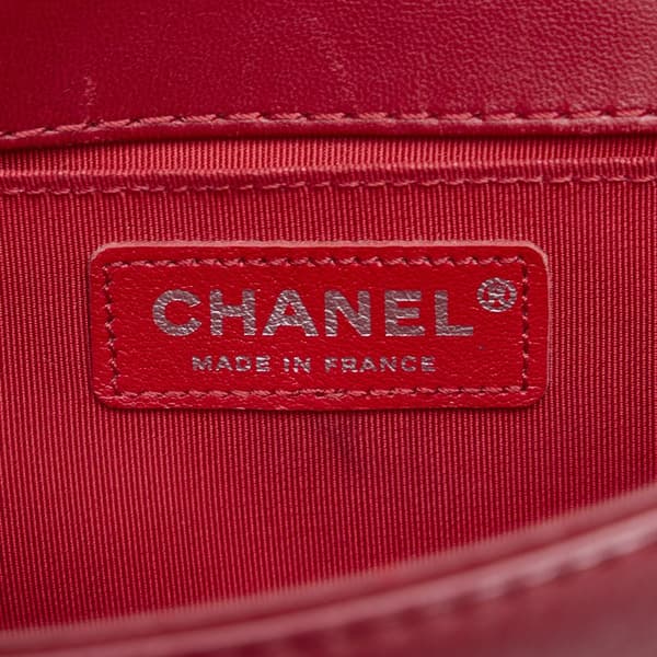 Pre-owned Chanel Small Bicolor Boy Black