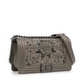 Pikkukuva 2 / 10: Pre-owned Chanel Medium Crystal Embellished Goatskin Boy Brown