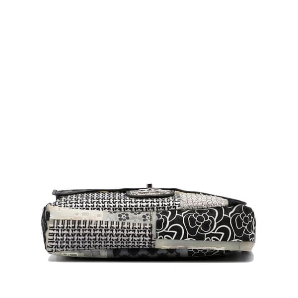 Pre-owned Chanel Jumbo CC Patchwork Classic Flap Black