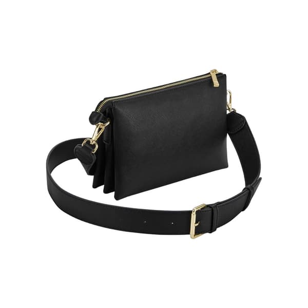 Bagbase Kvinder/damer Boutique Soft Touch Crossbody taske Black One Size
