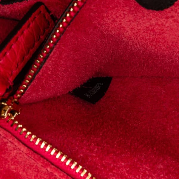 Pre-owned Valentino Small Rockstud Glam Lock Shoulder Bag Red