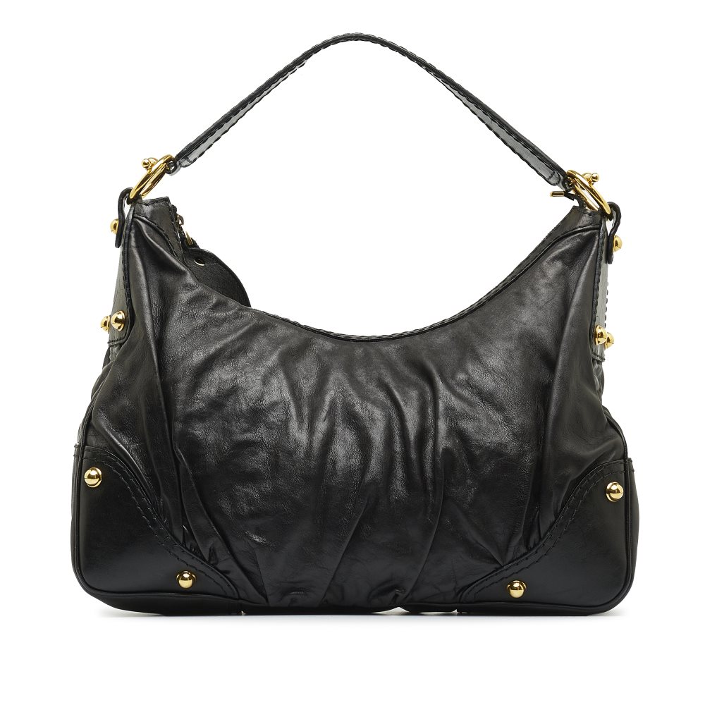 image of Pre-owned Gucci Jockey Black
