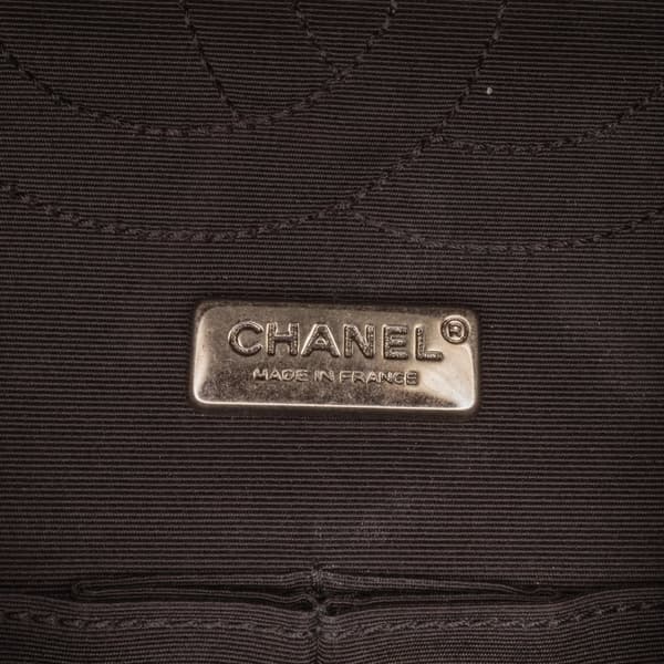 Pre-owned Chanel Reissue Wool Shoulder Bag Black